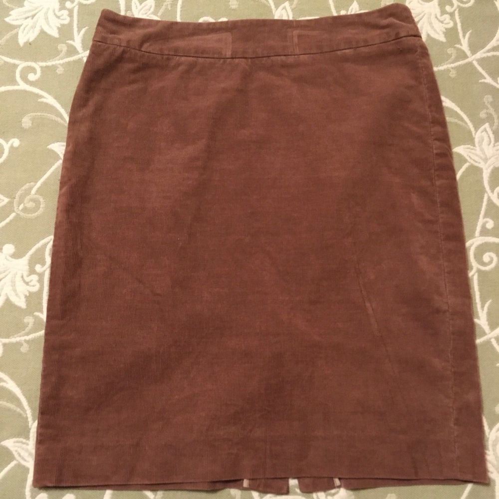 Jcrew Corduroy Pencil Skirt
